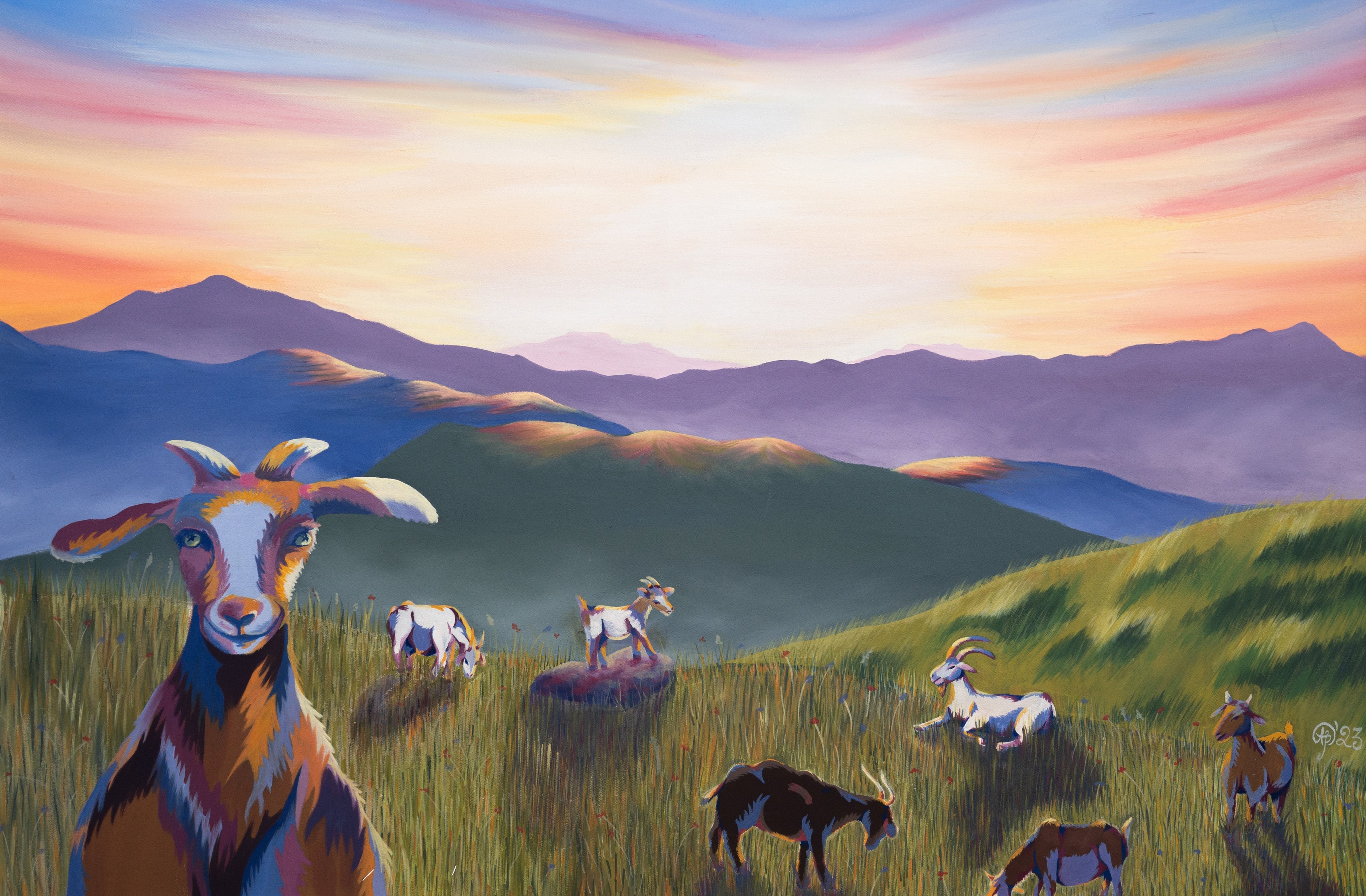 Tender Mountain (150cm x 120cm)