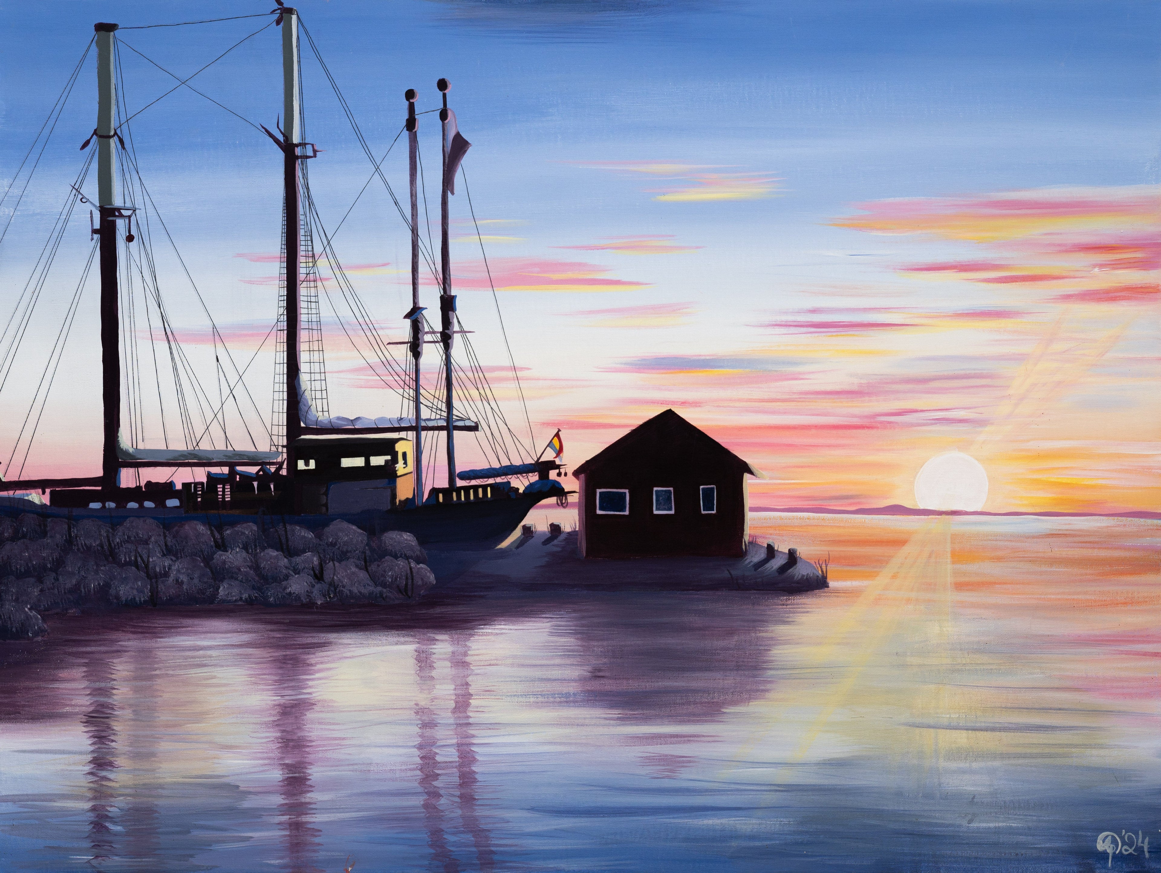 "Denmark" (60cm x 80cm)