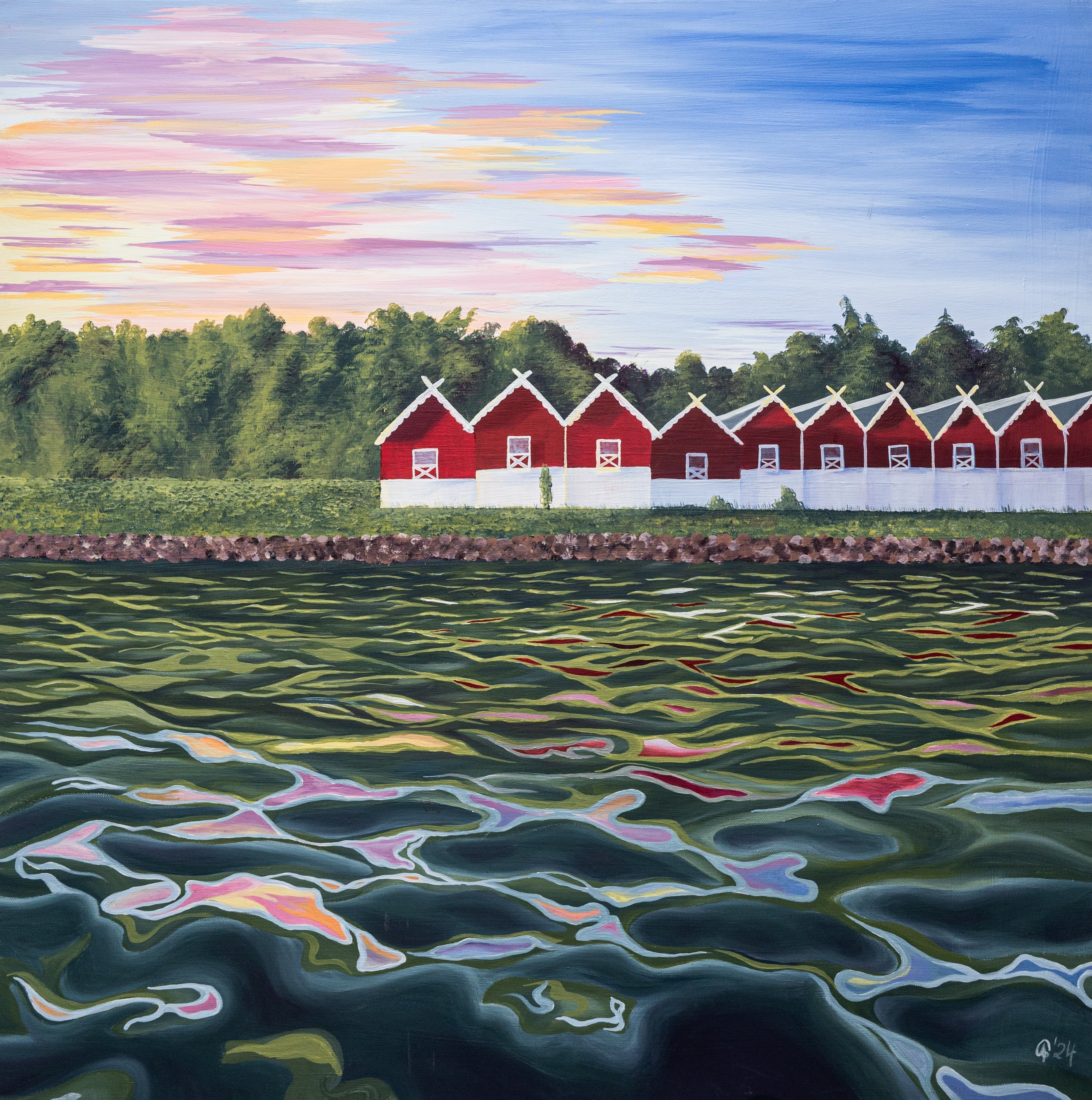 September Sun (80cm x 80cm)