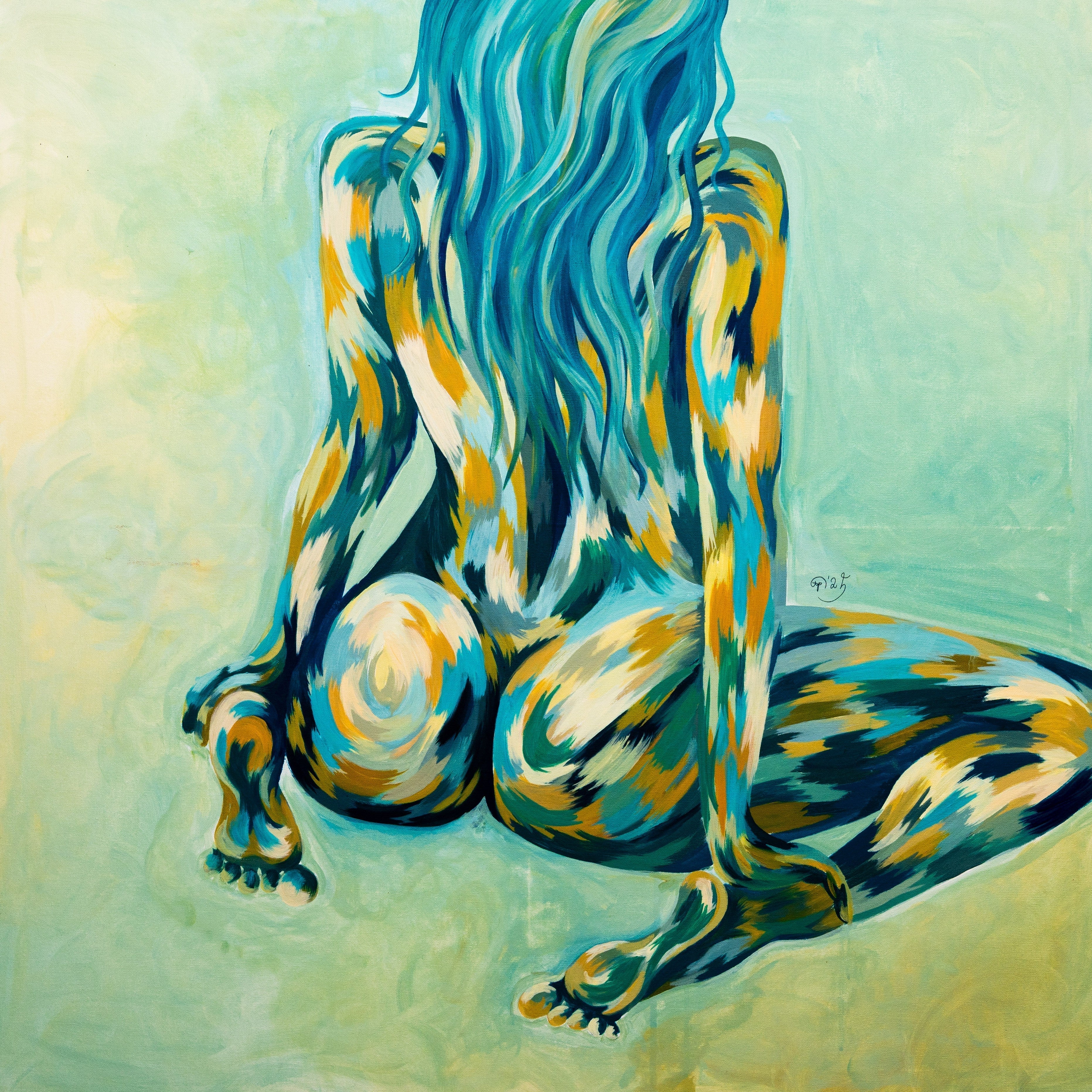 Created Naked (100cm x 100cm)
