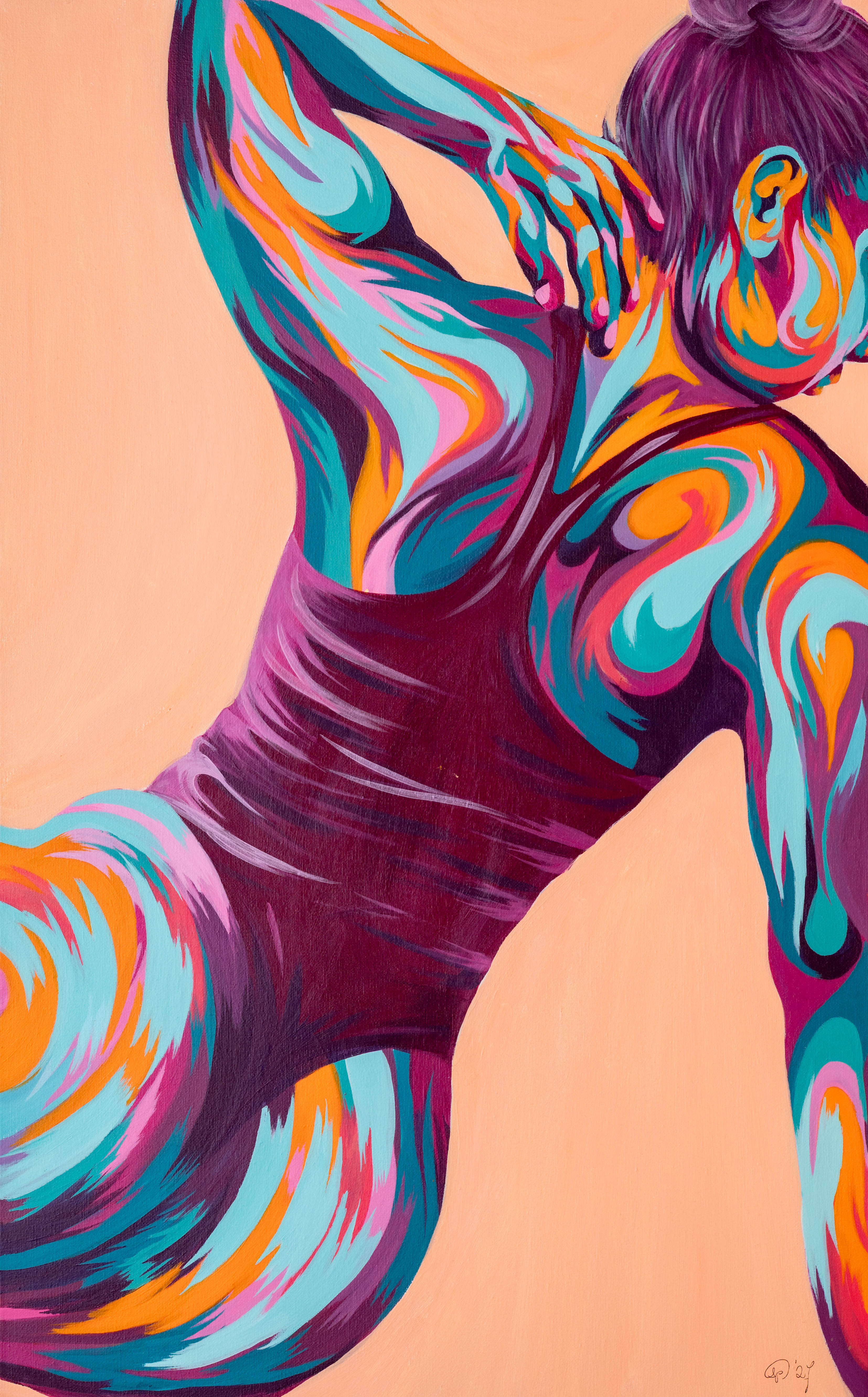 “Laura" 60cm x 40cm