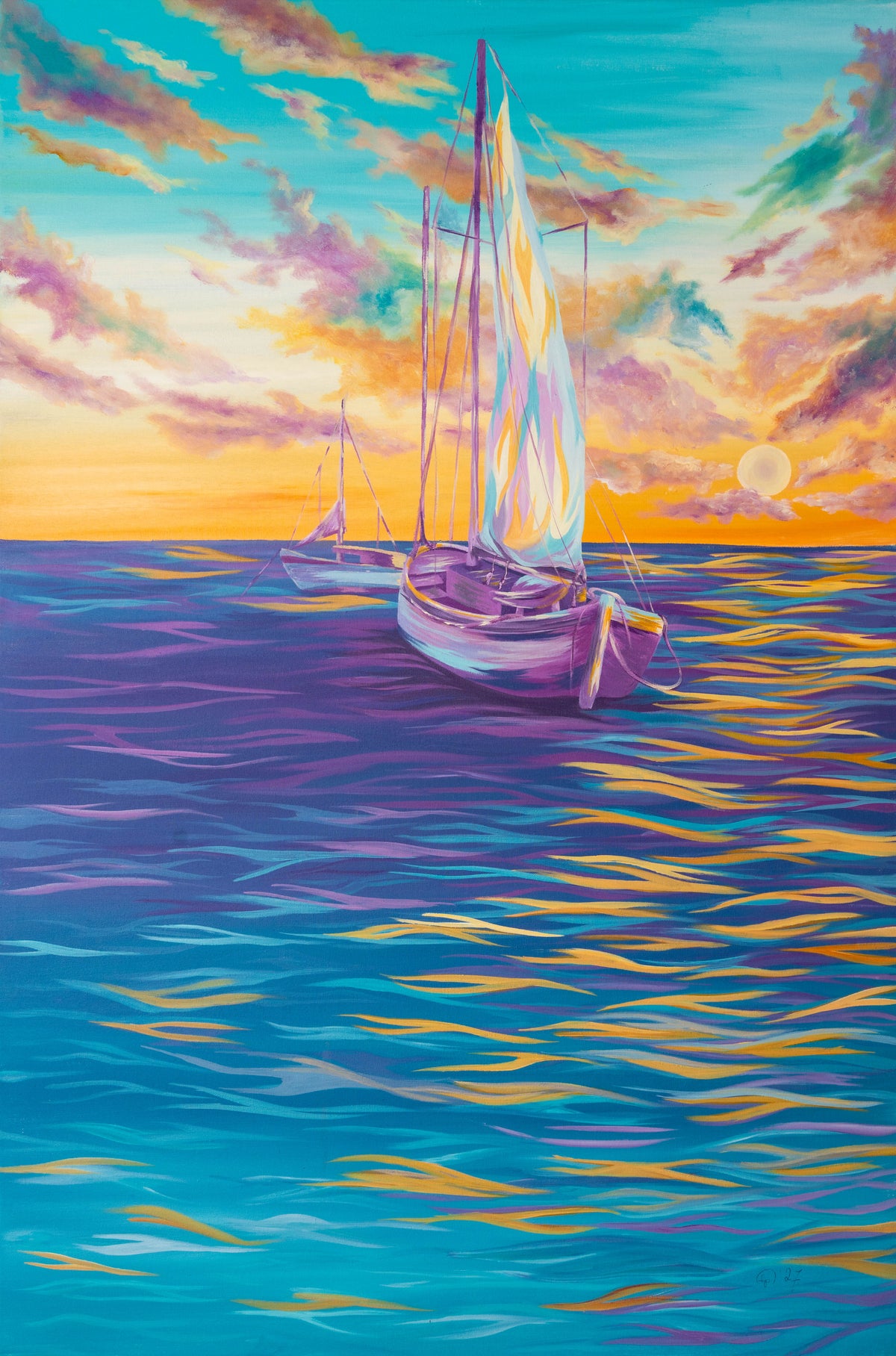 “Whispers of the sea” 80cm x 120cm